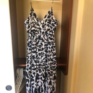 Jennifer Lopez Long Summer Dress-Animal Print.
